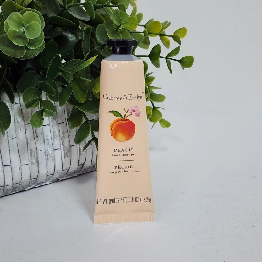 Crabtree & Evelyn Peach Hand Therapy Cream ~ 0.9 oz / 25 g